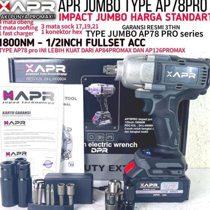 IMPACT WRENCH APR 550nm - 3000nm. AP 84m, AP84+, AP 84 promax, AP 84 promaxplus, AP101+, AP29+, AP78