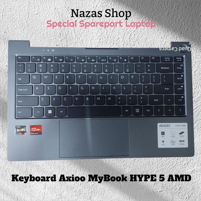 TERBARU Keyboard Laptop Axioo Mybook HYPE 5 AMD Original Axioo Full Frame
