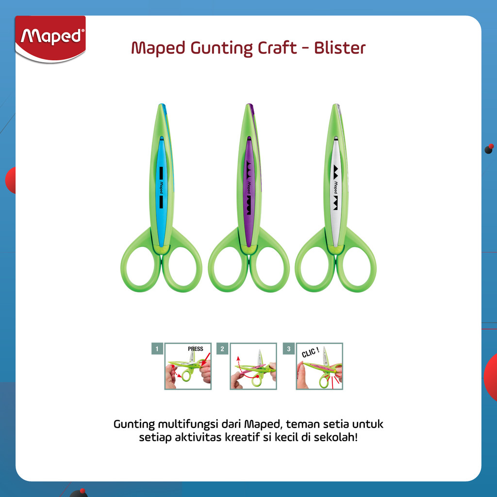 

Maped Gunting Craft - Blister