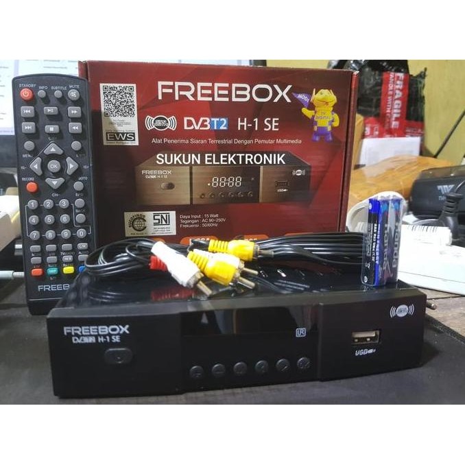Promooo Stb Freebox H-1 Se Body Besi Set Top Box Freebox H-1 Se Dvb T2 Sni Chipset Sunplus Tv Digita