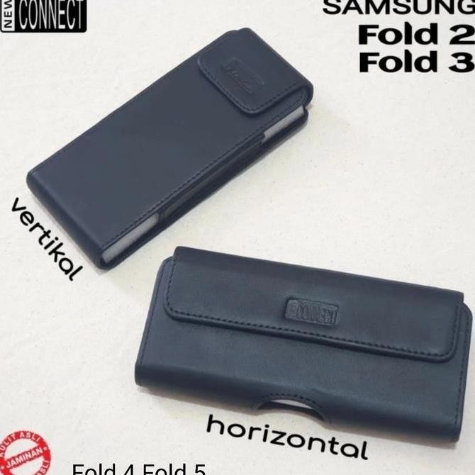 Sarung hp samsung z fold 2 kulit asli vertikal horizontal