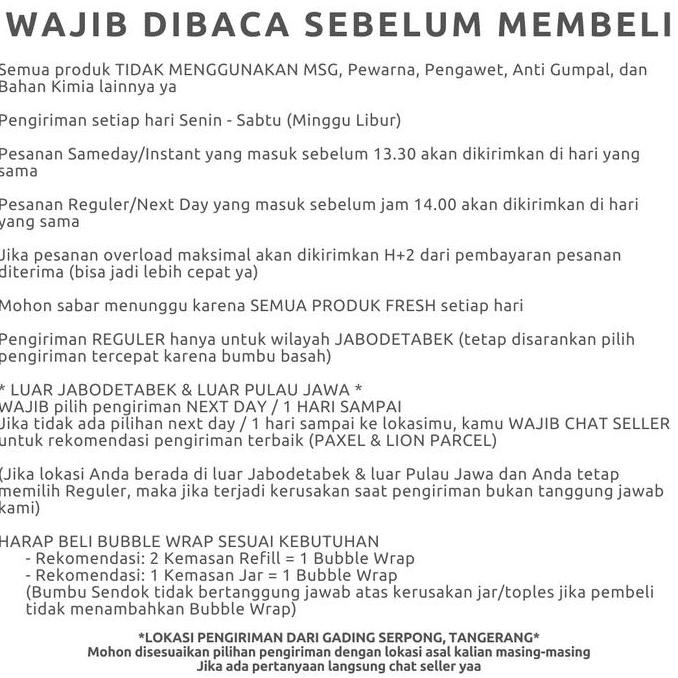 

Bumbu Sendok Bumbu Dasar Hijau 200G