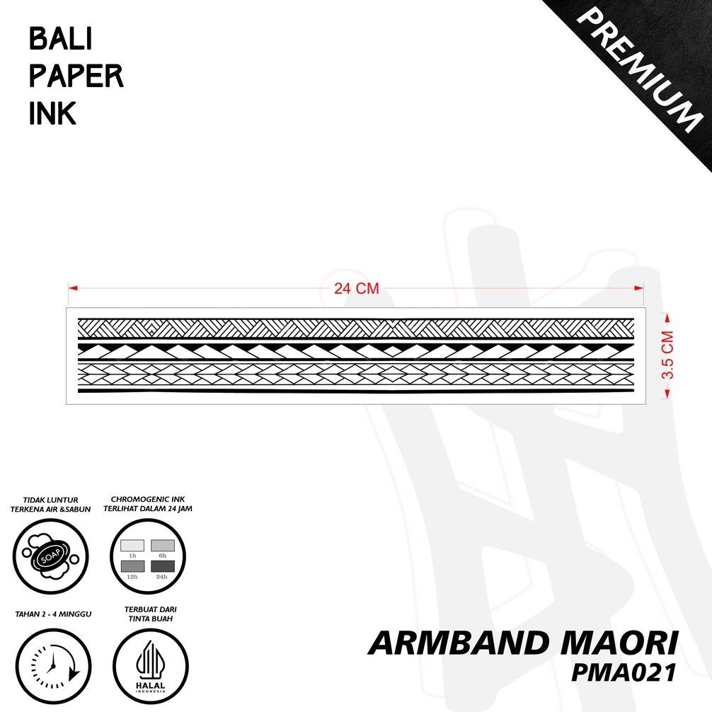 Sale Bali Paper Ink Pma021 Maori Armband Fruit Ink Tatto Temporary Premium Tato Temporer Rq-56