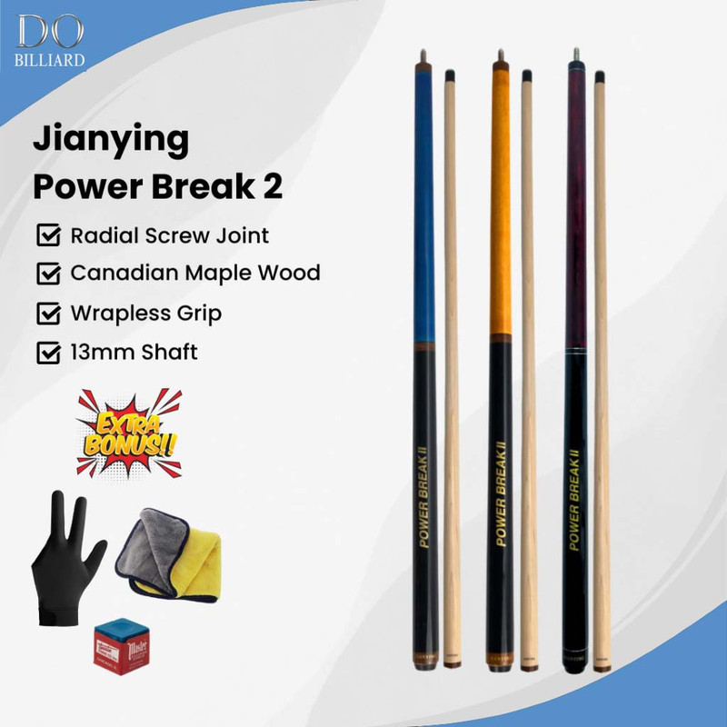 Stick Billiard JIANYING Power Break 2 Jump Break Cue / Stick Billiard Jianying Power Break Jump/Brea