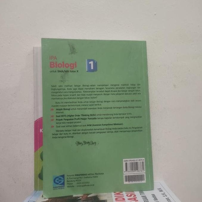 IPA BIOLOGI SMA KELAS 10 KM // GRAFINDO Redy 