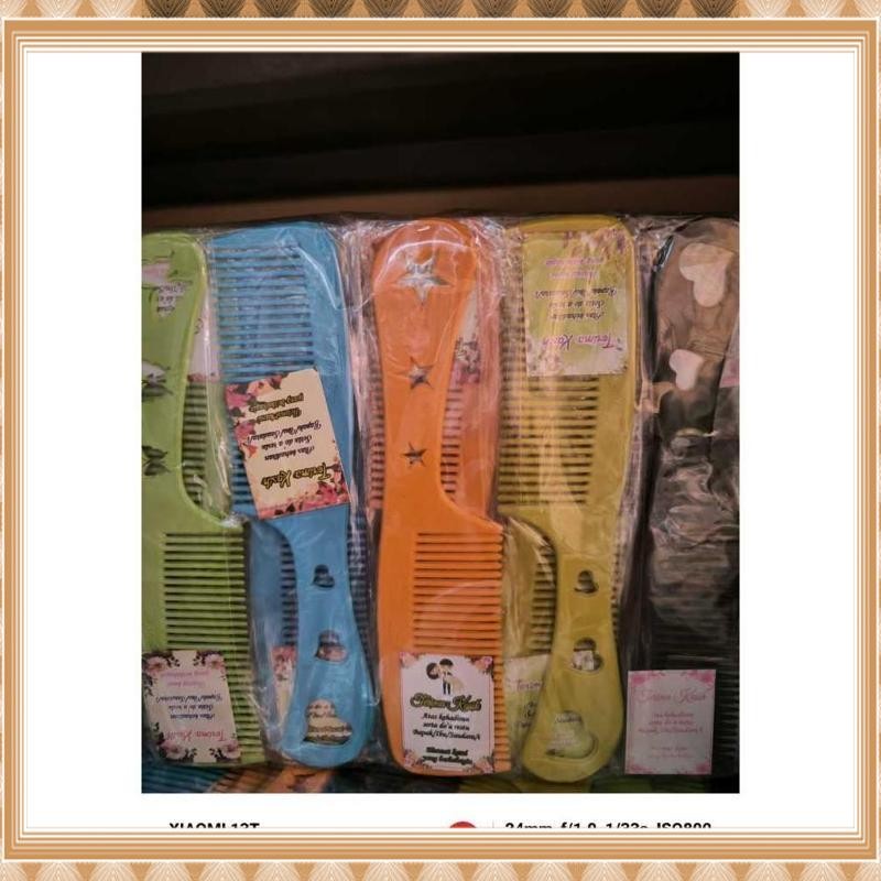 Termurah 100 PCS Souvenir Sisir Besar Kemas Plastik VLP-70