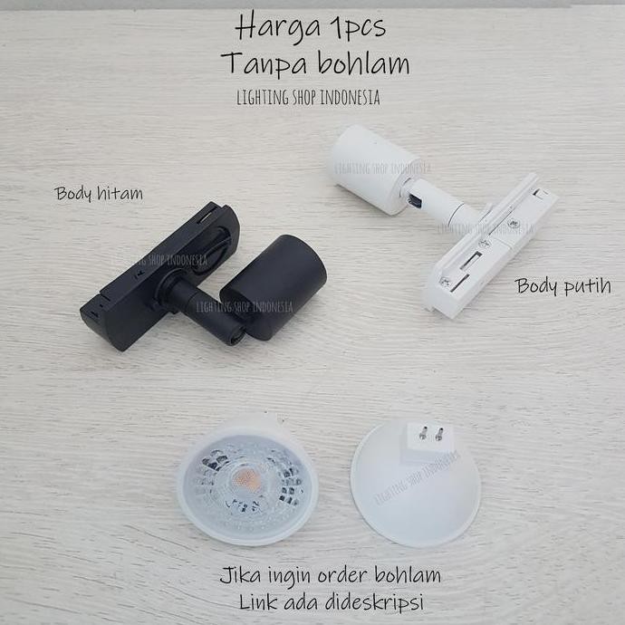 Kap Lampu Spotlight Sorot Kaki Rell Housing Fiting Mr16 Hanmac