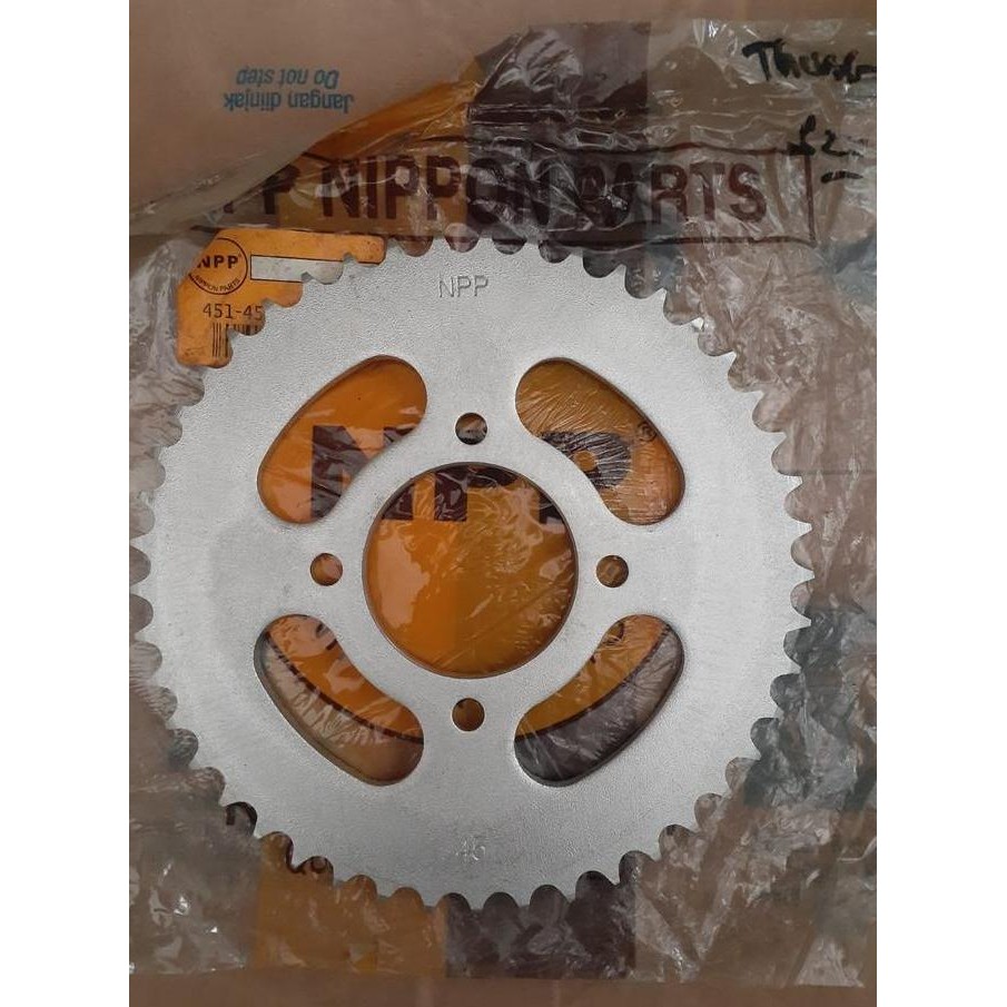 New  Gir belakang thunder 125 45T-428 NPP