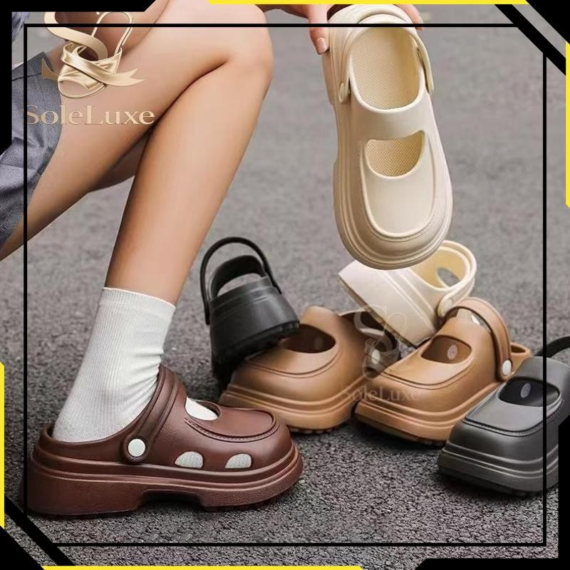 Terbaik Sandal Slop Wanita Terbaru Kekinian / Sepatu Wanita Slip On Dewasa Terbaru 2025 / Sendal Slo