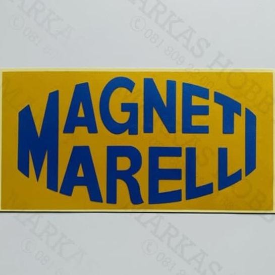 

Ready !!! Stiker Magneti Marelli Yellow and Blue Logo