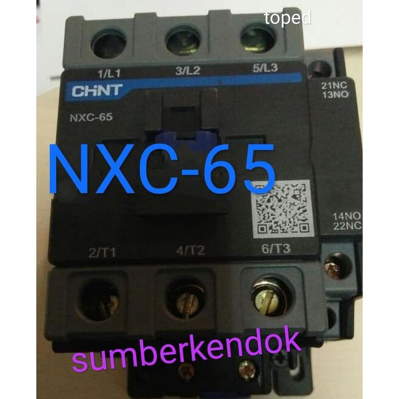 NEW NXC-65 80A 3P 30KW Magnetik Kontaktor Chint Contaktor bukan Schneider