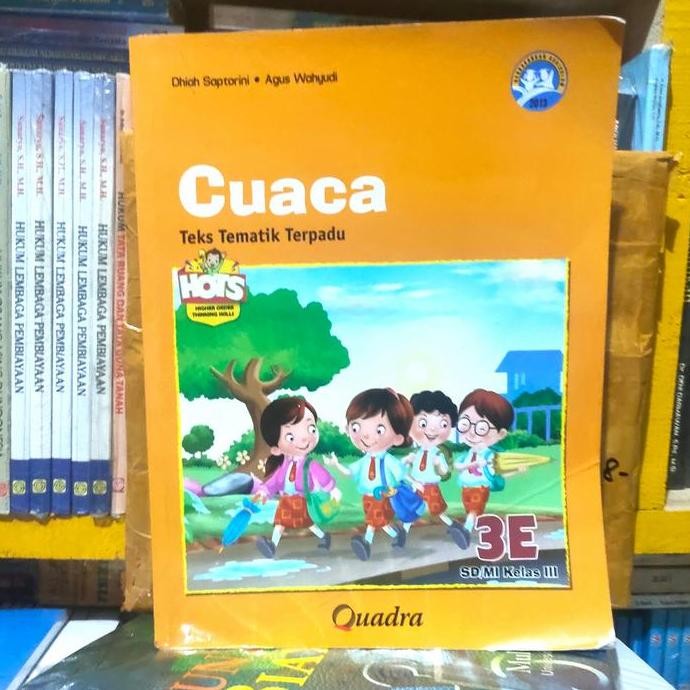 buku teks tematik terpadu kelas 3 SD semester 3e hots k13n quadra Redy 