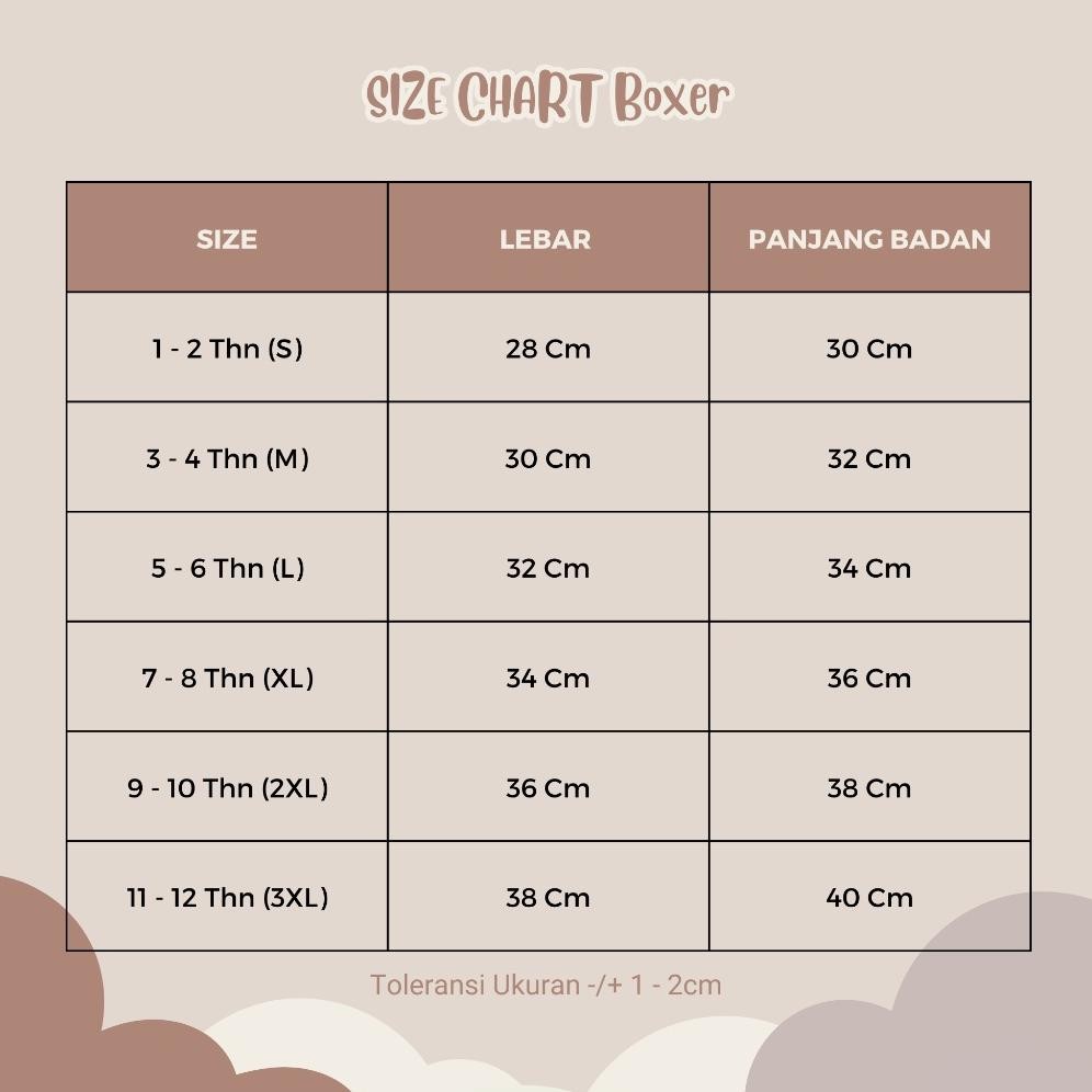 Bisa Cod Top Seller - Boxer Anak| Grosir Celana Bokser Anak Bahan Cotton Combed 30S| Celana Pendek A