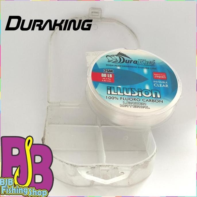 TERMURAH - leader fluorocarbon 100% Duraking Illusion