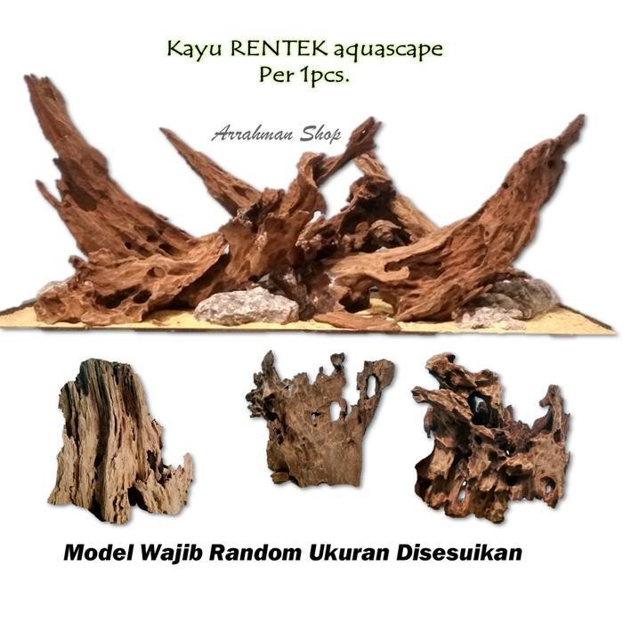 RAS Kayu rentek Aquascape Tenggelam - Kayu Hiasan Aquascape Aquarium Dekorasi akuarium