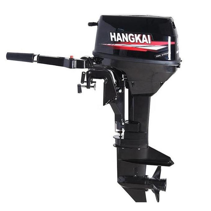 Mesin Tempel Hangkai 9.8 PK HP Outboard Perahu Kompatibel Yamaha Parsu