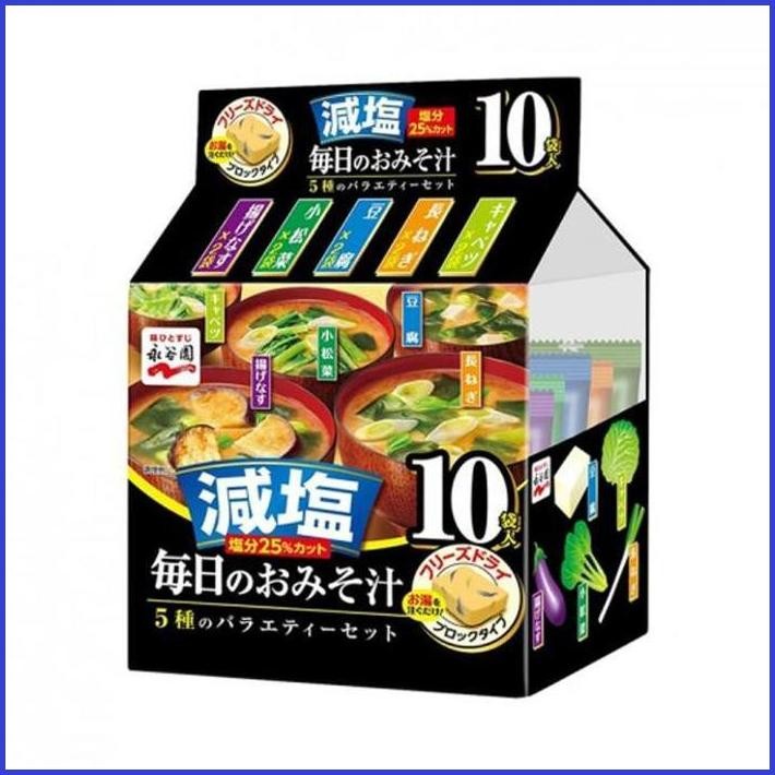 

NAGATANIEN MAINICHI NO OMISOSHIRU LOW SALT / SUP MISO INSTAN 51 GR