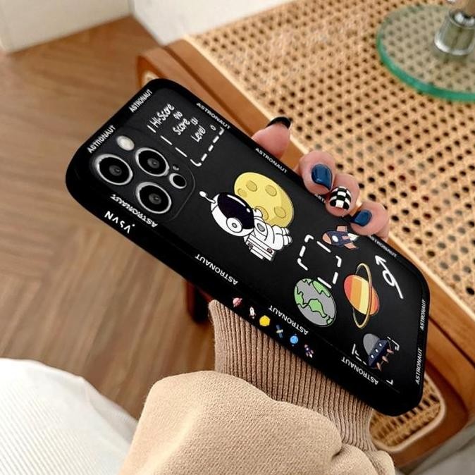 Casing Samsung A03 Case Little Nasa Space Mate