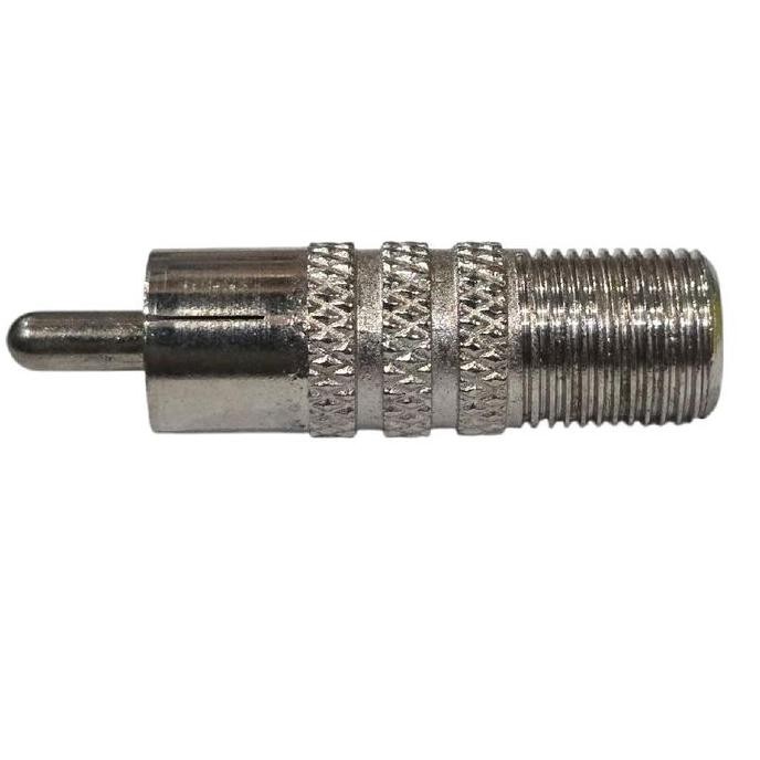 JACK/ KONEKTOR (CONNECTOR) COVER F TO RCA ( F FEMALE T RCA MALE)  KONEKTOR F-TYPE, KONEKSI KABEL KOA