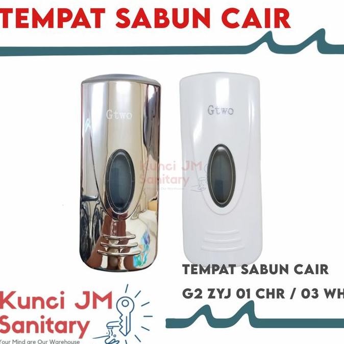 TERMURAH - Tempat Sabun Cair Dindung Soap Dispenser Gtwo ZYJ 01 / 0