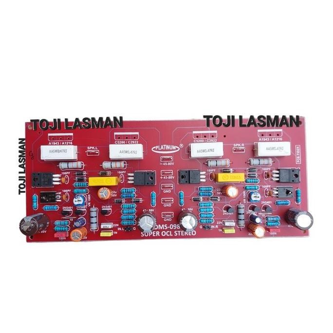 MODUL KIT PCB S OCL SOCL SUPER OCL STEREO DMS098 DMS 098 TEFT SOCL 054 056 AUDIO SOUND SISTEM AMPLI 