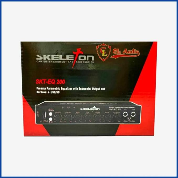 TERLARIS Pre Amp Equalizer Skeleton SKT-EQ 200