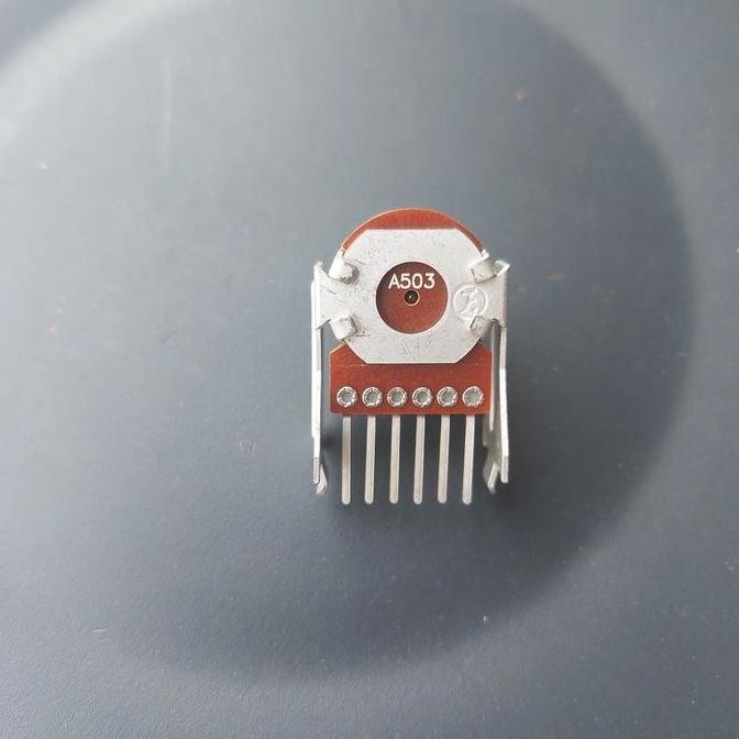 ( POTENSIO SISIR 6P ) POTENSIOMETER DUAL A503 B503 503 AUDIO SPEAKER PENGUAT POTENSIO METER VOLUME 6