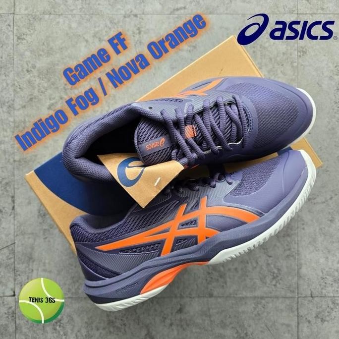 Promo Sepatu Tenis Asics Game FF  Indigo Fog / Nova Orange COD