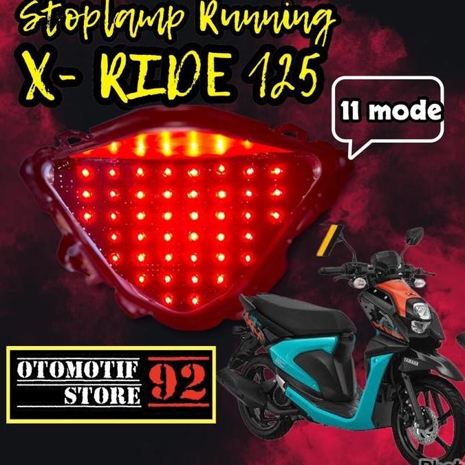 Promo Stoplamp x ride 125 11 mode otomatis Lampu Motorcycle COD