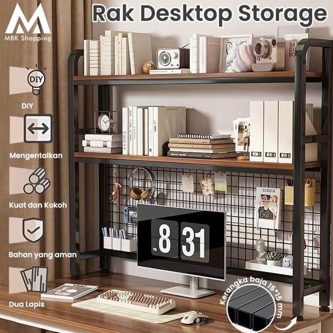 

Rak Desktop Storage Rak buku Tempat Buku Rak Polaroid Rak Meja Stationery Rak Organizer Desktop Desk Organizer