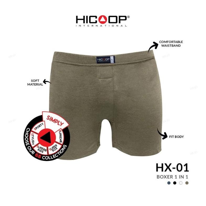 Celana Dalam Boxer Hicoop Hx-01 / Kolor Hicoop / Hicoop Underwear Murah