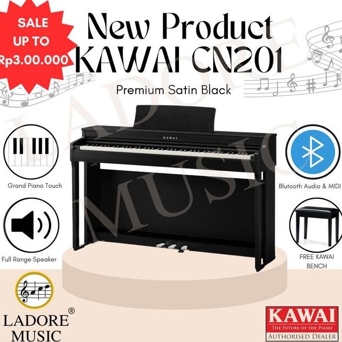New  KAWAI CN201 Digital Piano - Black / White / Rosewood /Next CN29 CN 201