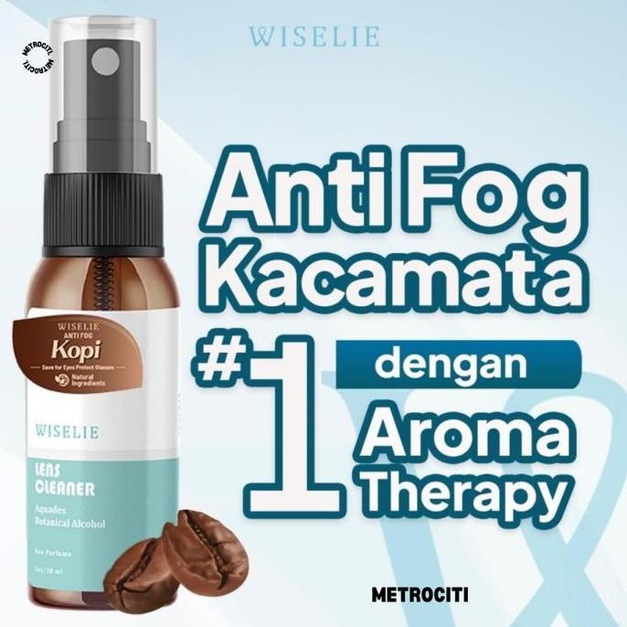 METROCITI Cairan Pembersih Kacamata Pembersih Kacamata Spray Anti Fog wiselie Pembersih Kacamata Ant