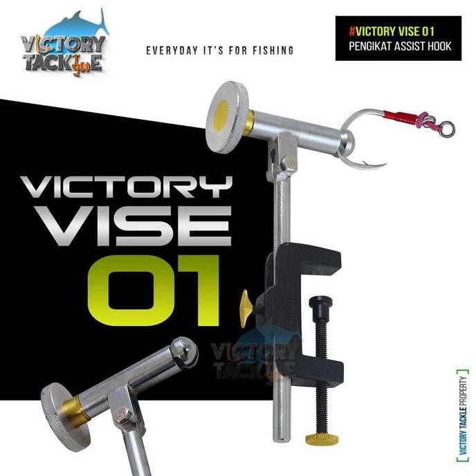 TERMURAH - Perlengkapan Pancing VICTORY VISE FLY TYING + BOBBIN ALAT PENGIKAT KAIL Firelock Fishing 