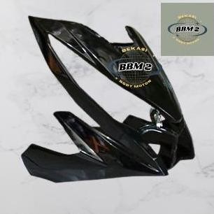 Promo Tameng lampu depan kap depan Beat k81 2017 - 2019 fi esp eco street HITAM GLOSSY original abs 