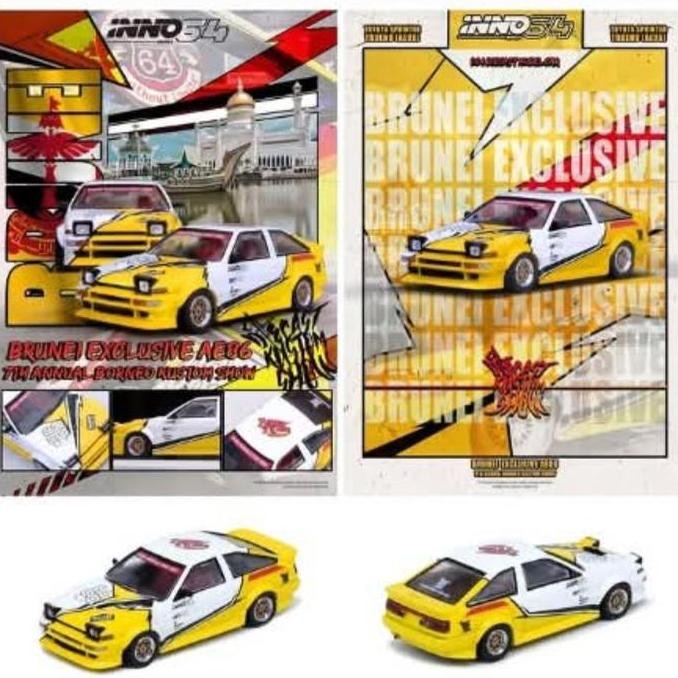 INNO IN64-AE86T-BDKS24 TOYOTA SPRINTER TRUENO AE86 BRUNEI SHOW