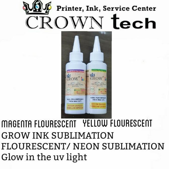 

TINTA GROW INK SUBLIM 100ml FLOURESCENT | NEON SUBLIMATION