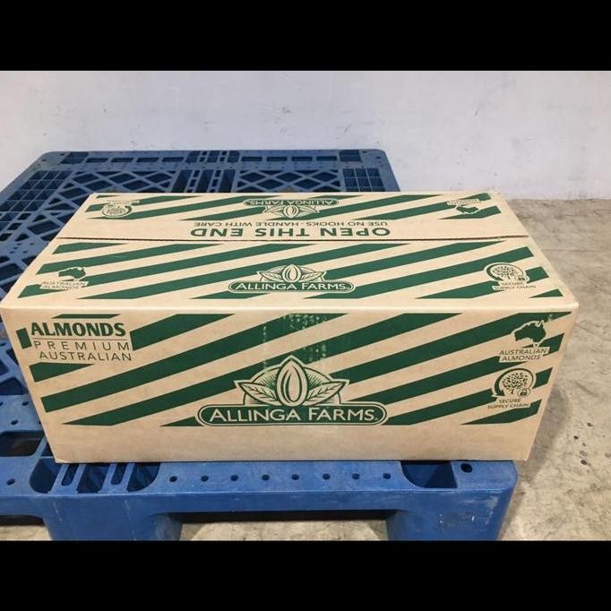 Kacang Almon Mentah 1 Dus Berat 22,68Kg Food Almond Snacks Allshop