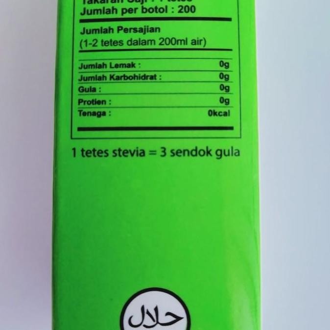 

Gula Stevia pemanis alami Stefia dengan nol kalori