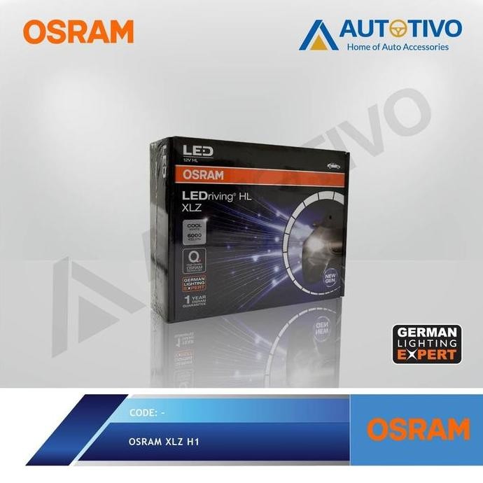 OSRAM Mobil LED Osram H1 B6150CW Lampu Utama 6000K Made In China NG