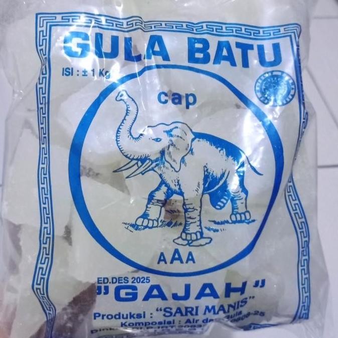 

Gula Batu Putih 1kg / Gula Asli Cirebon