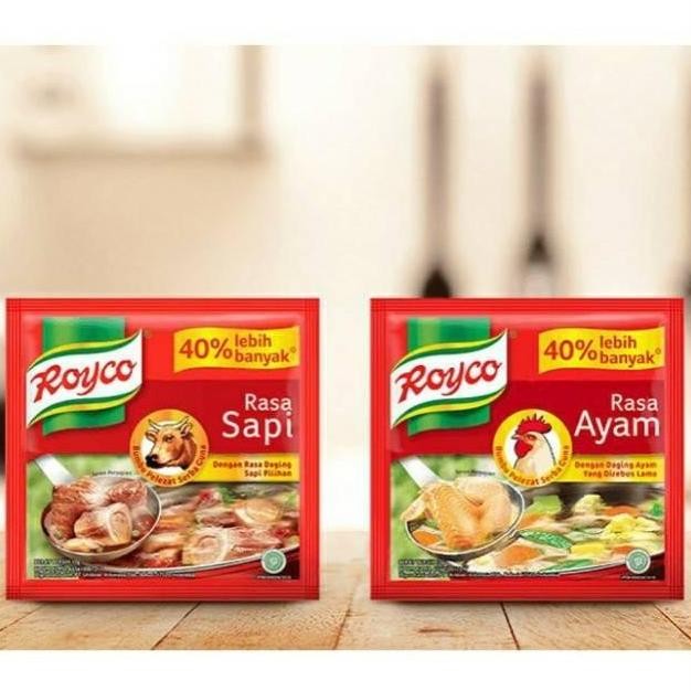 

ROYCO BUMBU PENYEDAP SPESIAL 8gr KALDU RASA SAPI AYAM MASAK SACHET