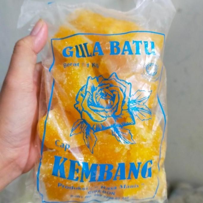 

Gula Batu Madu Cap Kembang Khas Kota Cirebon Kemasan 1 Kg