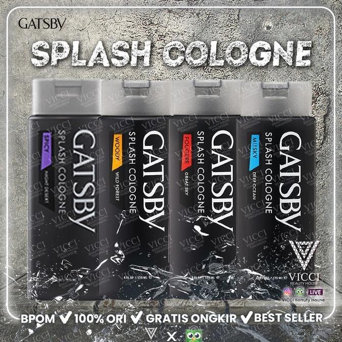 VICCI | Splash Cologne Parfum Pria Wangi Tahan Lama