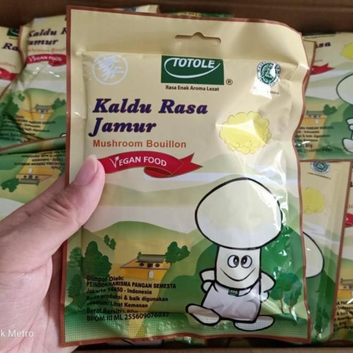 

TOTOLE KALDU JAMUR / VEGAN FOOD MUSHROOM 80 GR