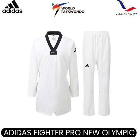 TERBARU DOBOK ADIDAS FIGHTER PRO NEW OLYMPIC / SERAGAM TAEKWONDO ADIDAS ORIGINAL / DOBOK ADIDAS SEUN