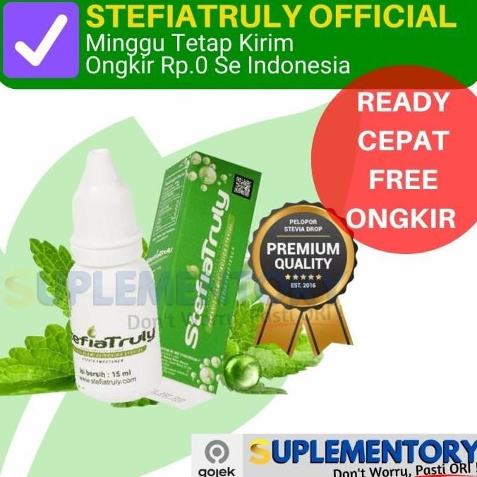 

StefiaTruly Original Pemanis Alami Stevia 0 Kalori Stefia truly Asli