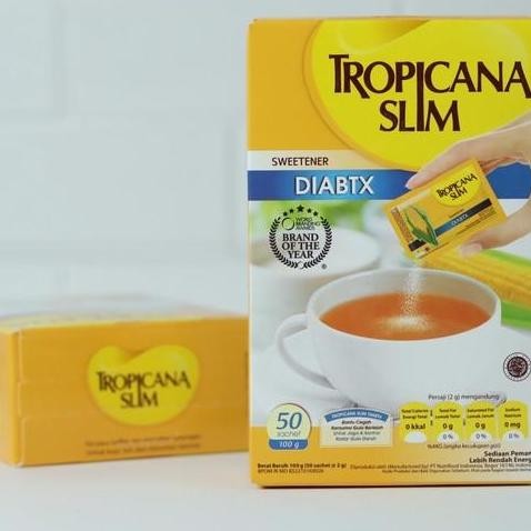 Tropicana Slim Sweetener DIABTX 50 sachet