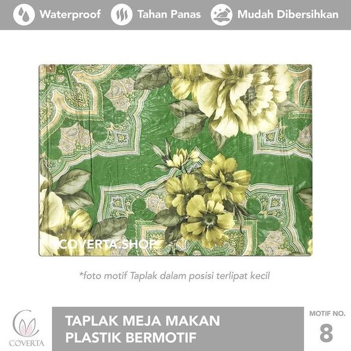 Favorit Taplak Meja Makan Waterproof Oval Aesthetic Anti Air