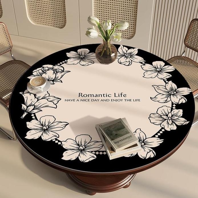 Exclusive BaruTaplak Meja Bundar Taplak Meja Bundar Anti Air Taplak Meja Bundar Makan Taplak Meja Bu